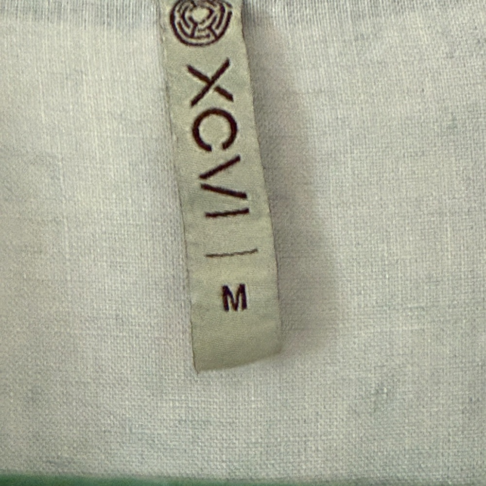 Bundle 3 for 50% off Y2K XCVI Gray Lightweight Linen Blouse with Shell Buttons - Picture 2 of 7